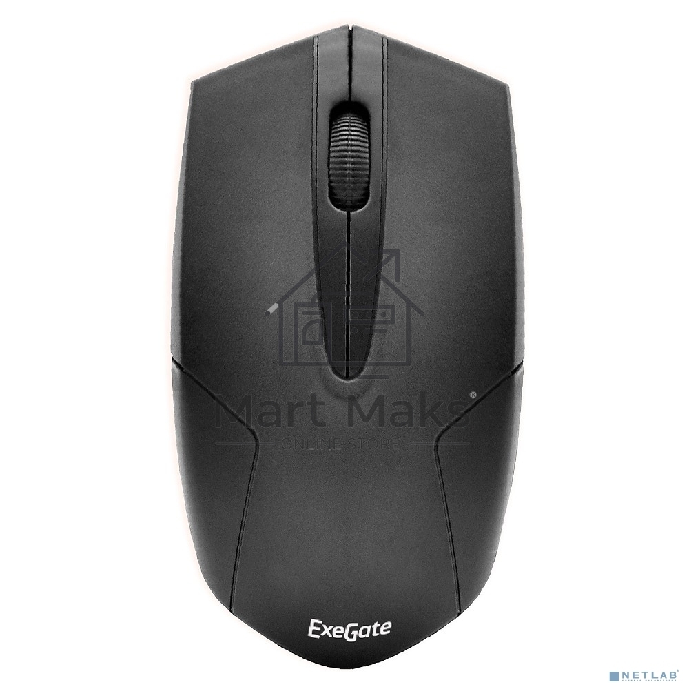 Мышь беспроводная ExeGate Professional Standard SR-9022 черный, 1200 dpi, радиоканал, USB, кнопки - 3