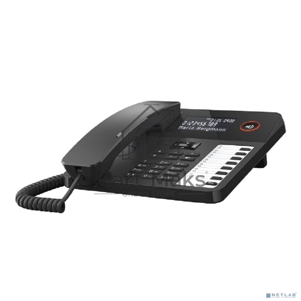 Телефон проводной Gigaset DESK600 черный