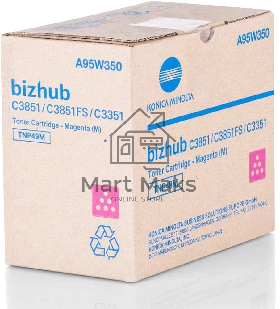Картридж лазерный Konica-Minolta bizhub C3351/C3851 красный TNP-49M