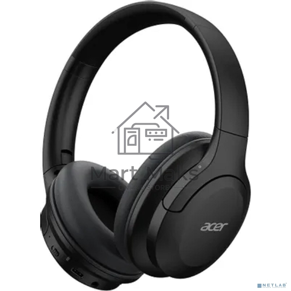 Наушники с микрофоном Acer OHR304 черный мониторные BT оголовье