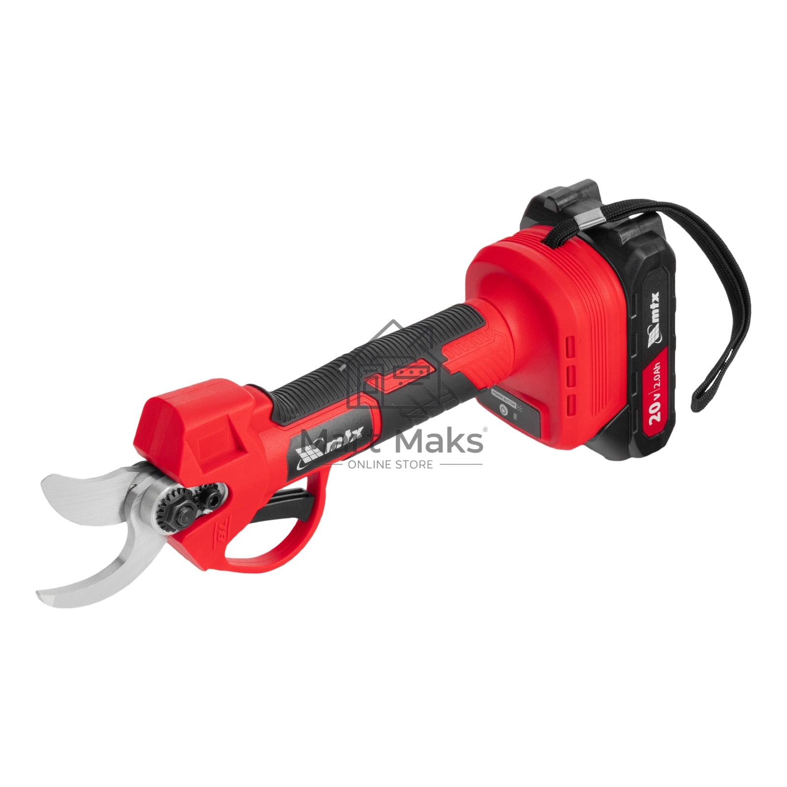 Секатор аккумуляторный, бесщет., BP-25, Li-Ion, 20 В  MTX