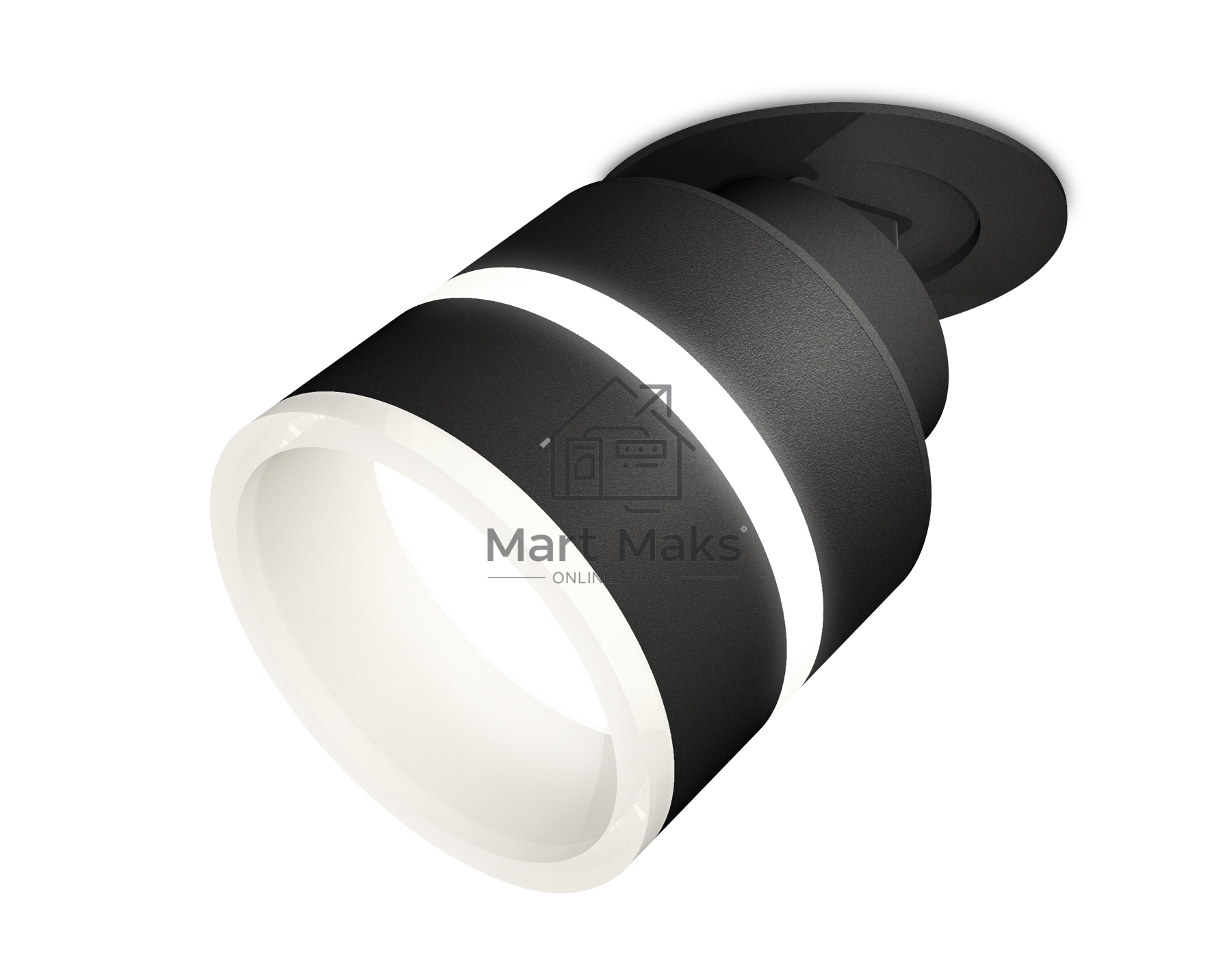Светильник Ambrella Light XM8102524 SBK/FR черный песок/белый матовый GX53 (A2242, A2106, C8102, N8445)