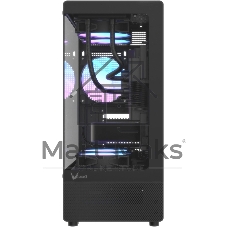 Корпус Formula Crystal Z1CM Plus AR v2 черный без БП mATX 5x120мм 1xUSB3.0 audio bott PSU