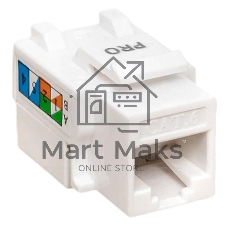 Модуль Keystone TERACOM PRO Cat.6 RJ-45 неэкранированный 110 IDC 90 градусов белый