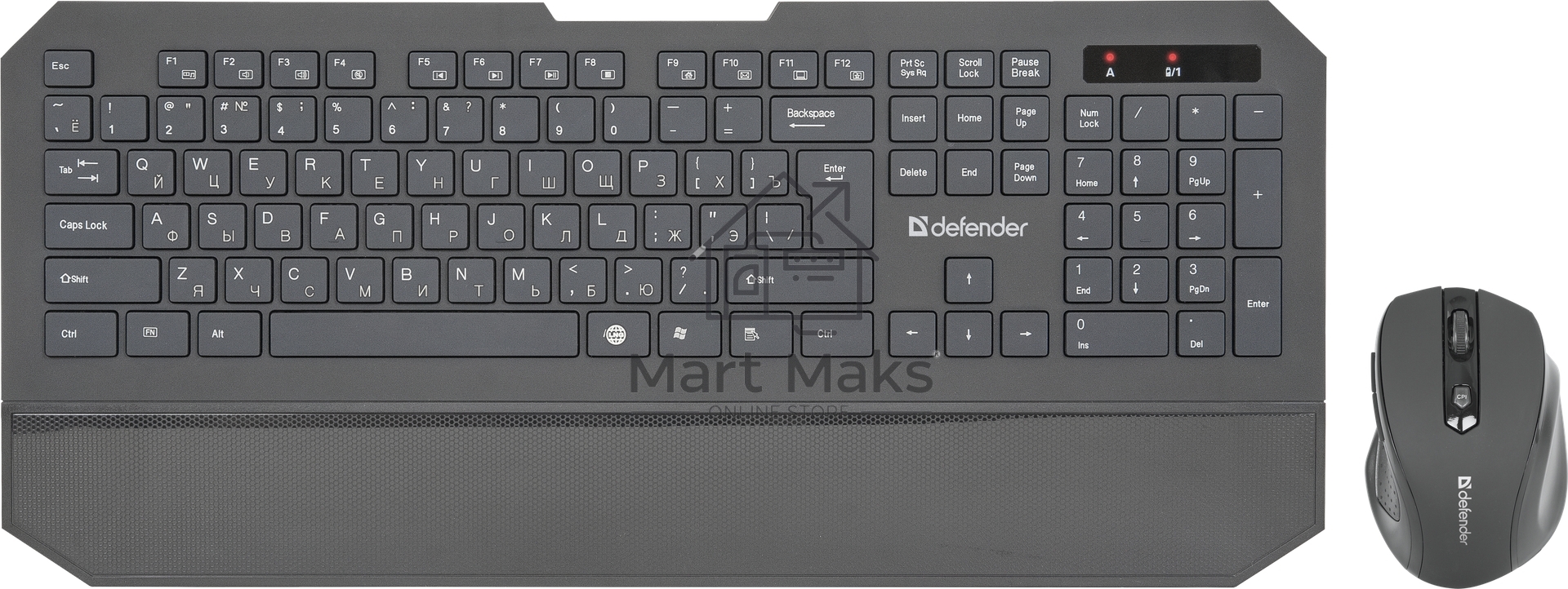 Клавиатура + мышь Defender Berkeley C-925 Nano B черный
