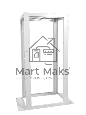 Стойка двухрамная ЦМО СТК-С-45.2.1000 45U 560ммX1280мм направл.закл.гайки 480кг серый