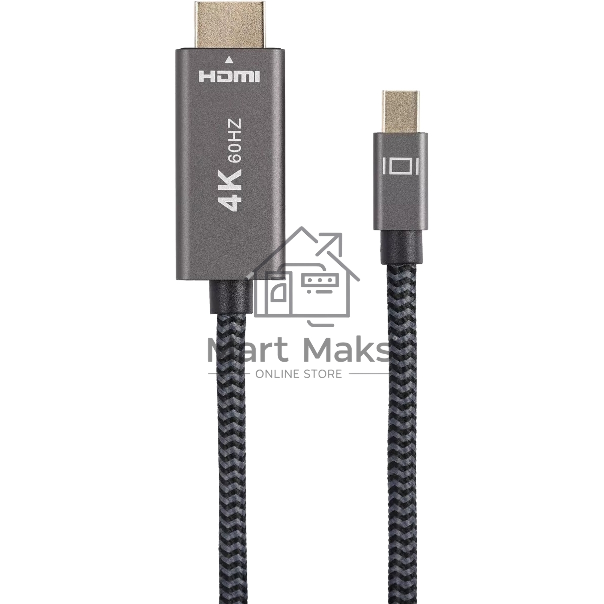 Кабель miniDisplayPort M-> HDMI M 4K@60Hz 1.8m Telecom,оплетка (TA562M-1.8M)