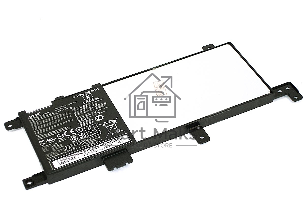 Аккумуляторная батарея для ноутбука Asus X542U (C21N1634) 7.6V 5000mAh