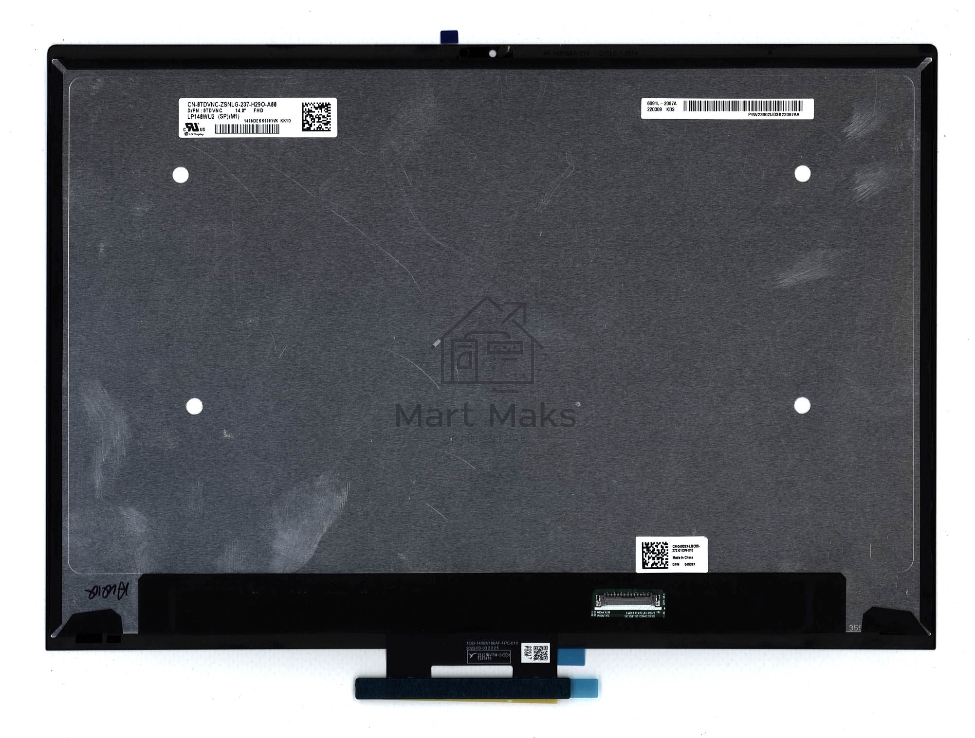 Модуль (матрица + тачскрин) для Dell TOG-140SN186BF