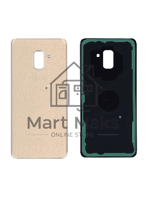 Задняя крышка для Samsung A730F Galaxy A8 Plus (2018) золотая