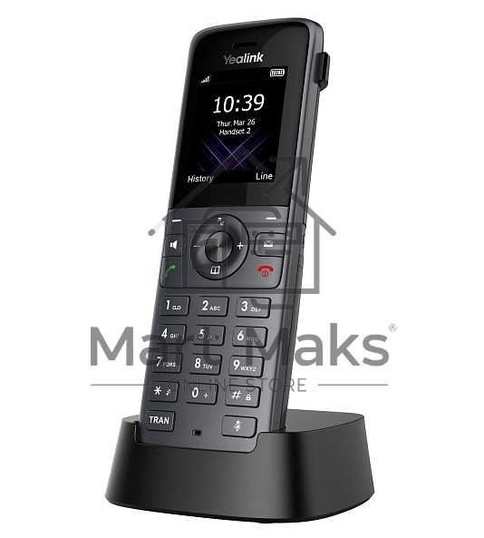 Телефон DECT-трубка Yealink W74H черный