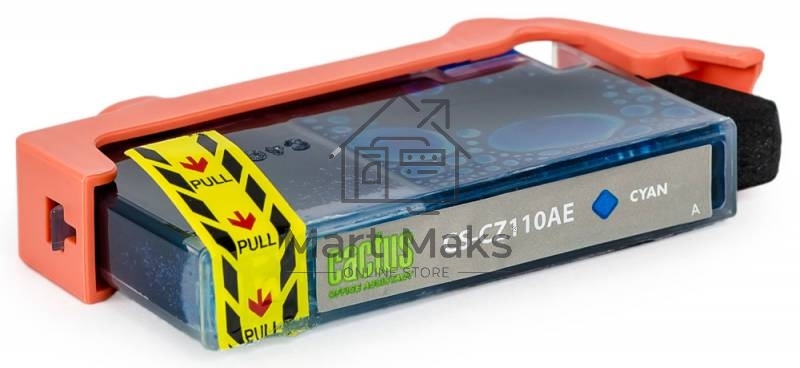 Картридж струйный Cactus CS-CZ110AE №655 голубой (14,6 мл) для HP DJ IA 3525/5525/4515/4525