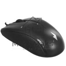 Мышь проводная Gembird MOP-110 черный, 1000 dpi, USB, кнопки - 3