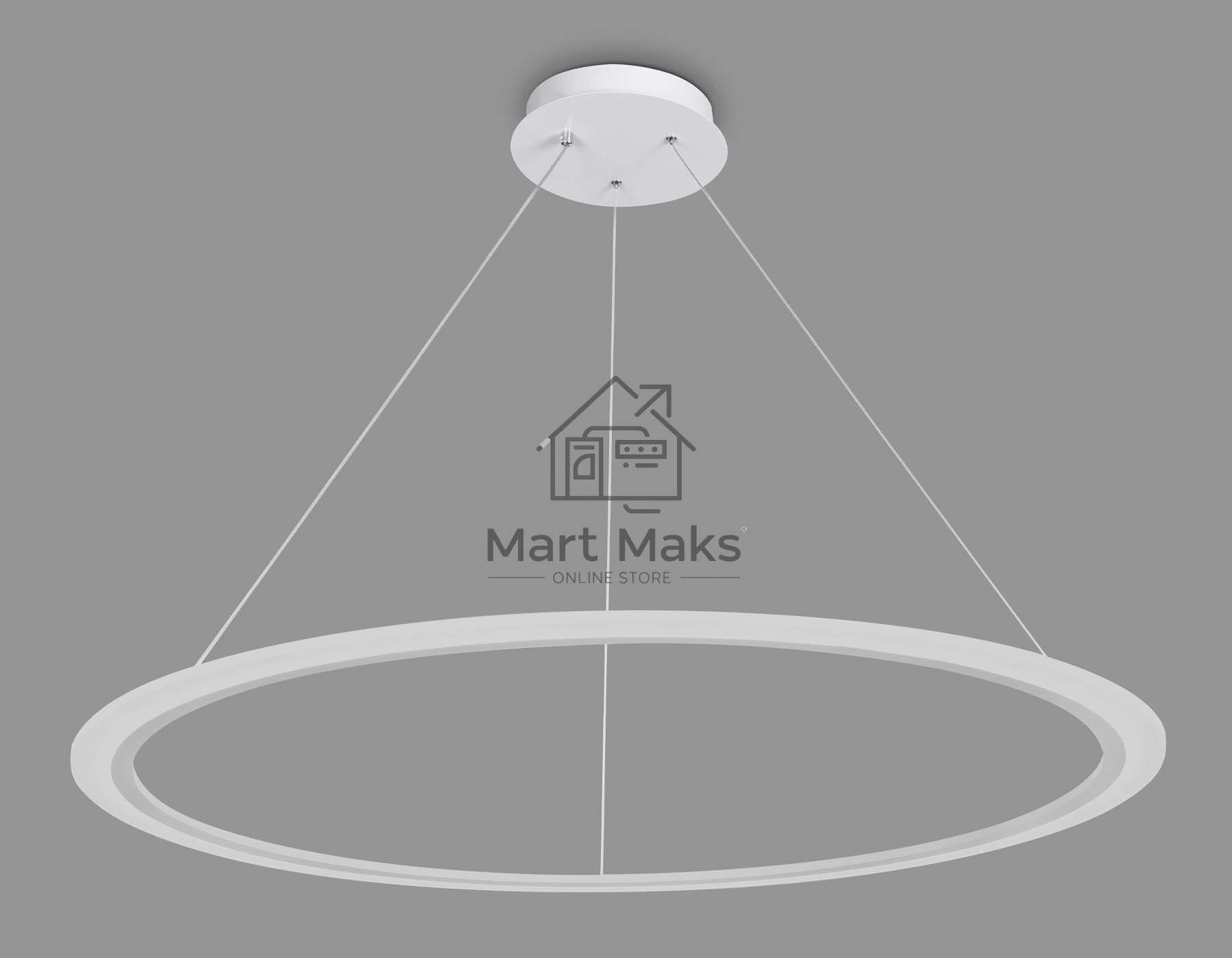 Светильник Ambrella light FA4351 WH белый 90W 3000K/4200K/6400K D960*770 (ПДУ РАДИО 2.4G)