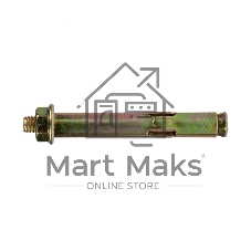Болт анкерный с гайкой М10х75 EKF abgm10x75