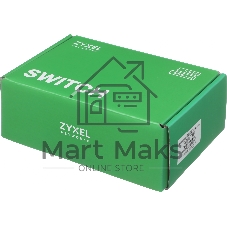 Коммутатор ZYXEL GS1200-8HPV3-EU0101F, 8×1 Гбит/с, 4×PoE+, 68 Вт, управляемый