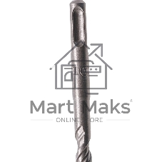 Бур по бетону Denzel двойная спираль, Cobalt W-tip, 10x160 мм, SDS PLUS