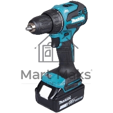 Дрель-шуруповерт Makita DDF490F002, 18 В, 3 Ач, 50 Нм, бесщеточный