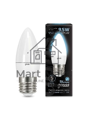 Лампа светодиодная Led Candle E27 9.5Вт 4100К Gauss 103102210