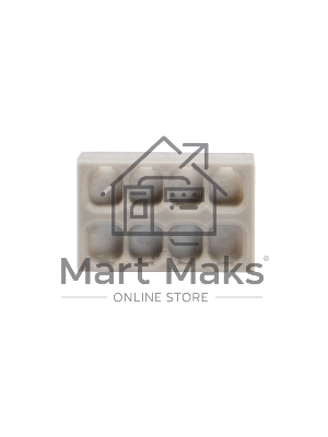 Экспресс-клемма с пастой Rexant СМК 2273-248, 8-проводная 0.5-2.5 мм², прозрачная (50 шт./уп.)