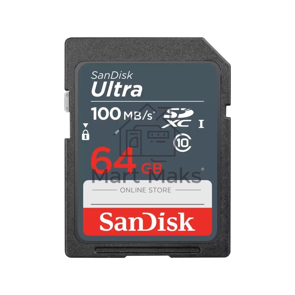 Карта памяти SDXC 64GB UHS-I SDSDUNR-064G-GN3IN SANDISK