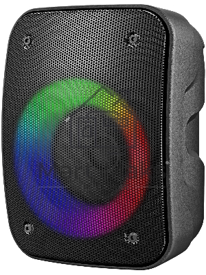 Портативная колонка Hyundai H-PS1005 черный 20 Вт 1.0 BT 10м 1800mAh