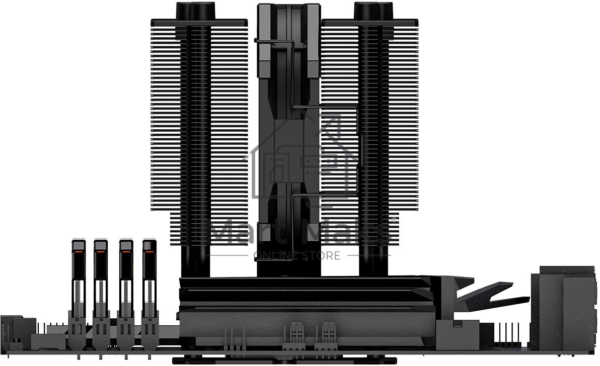 Кулер ID-COOLING SE-207-XT SLIM черный 120мм алюминий+медь 1800rpm 35db 4-pin 220W 135мм