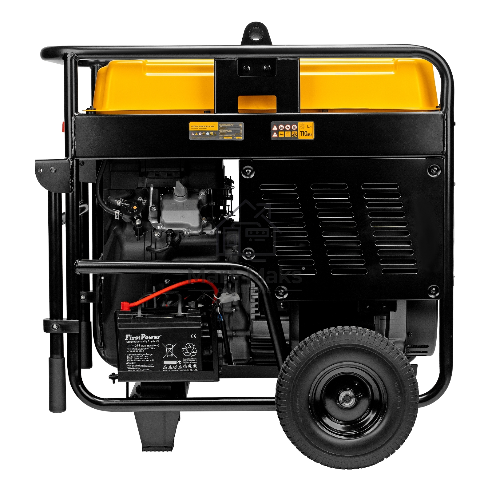 Электрогенератор бензиновый Denzel PS-180EA, 18 кВт, 110 дБ, 276 кг