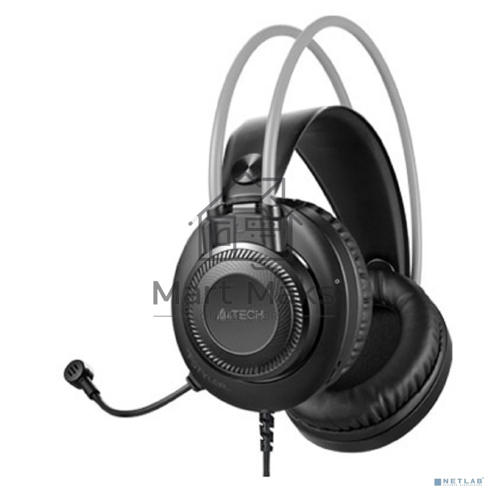 Наушники с микрофоном A4Tech Fstyler FH200i серый 1.8м накладные оголовье (FH200I GREY)