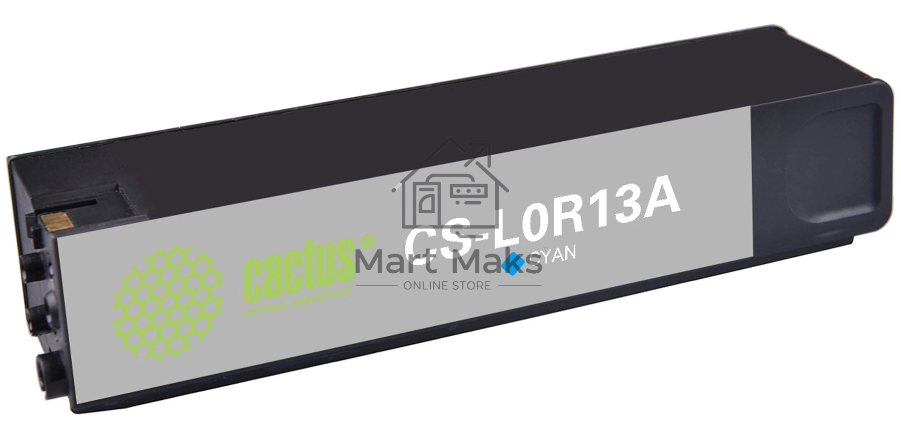 Картридж струйный Cactus CS-L0R13A (981C) голубой (240 мл) для HP PageWide Enterprise Color 556dn/556xh/Flow MFP586z
