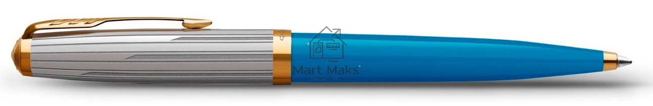 Ручка шариковая Parker 51 Premium (CW2169080) Turquoise GT M, черные чернила, подарочная коробка
