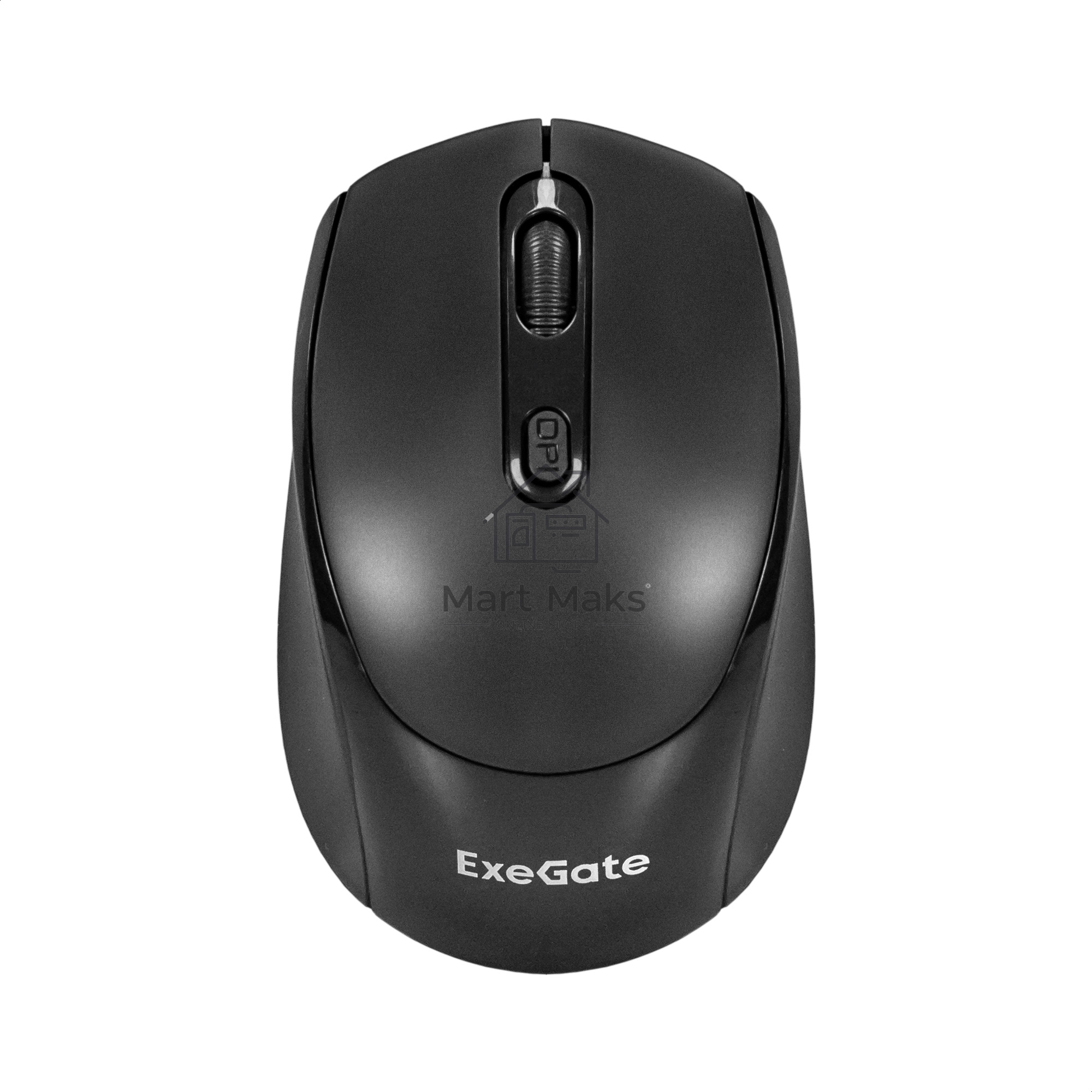 Мышь беспроводная ExeGate Professional Standard SR-9005 черный, 1200 dpi, радиоканал, USB, кнопки - 4