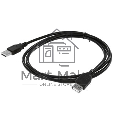 Кабель-удлинитель TELECOM USB2.0 Am-->Af 1,5 м черный TUS6990-1.5M