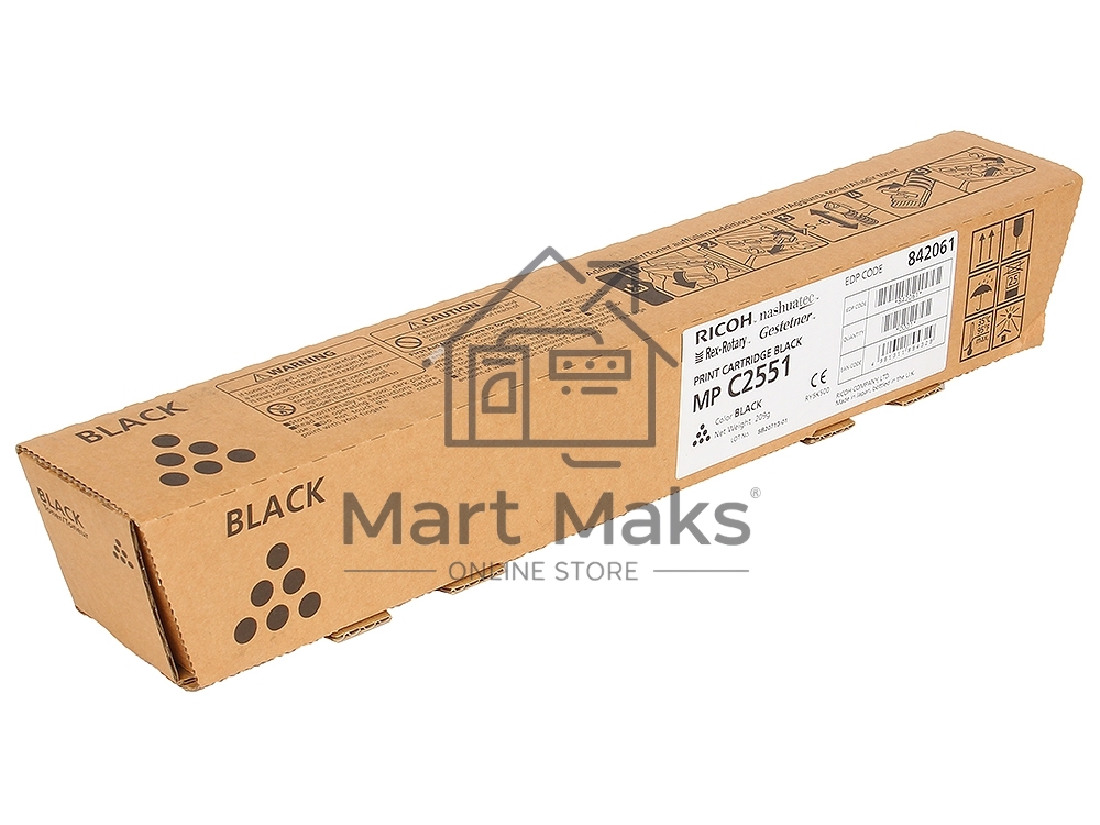 Картридж лазерный Ricoh 841587/841504/842061/842465 тип MPC2551HE черный для Aficio MP C2051/C2551, (10000стр.)