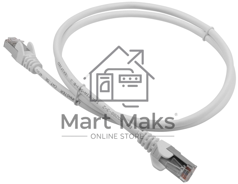 Патч-корд LANMASTER LSZH FTP кат.5e, 1.0 м, белый