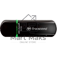 Флешка USB Transcend Jetflash 600 (TS16GJF600), 16Gb, USB 2.0, R/W 30/15, черный/зеленый