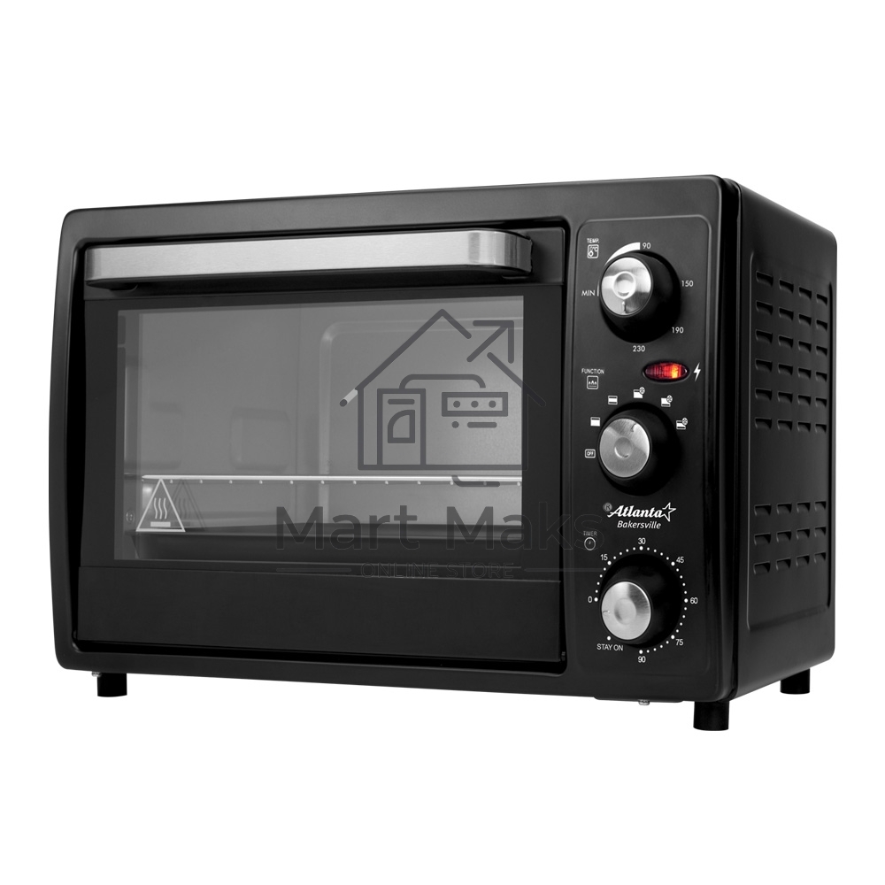 Жарочный шкаф ATLANTA ATH-1404 2000Вт, 40л, конвекция, до 230 °C черный