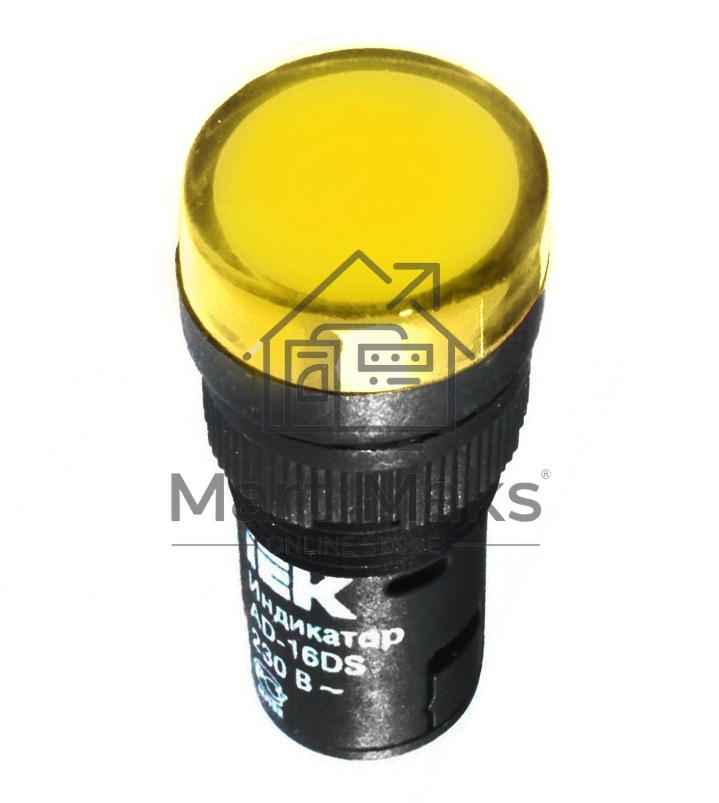 Арматура светосигнальная AD-16DS 24В AC/DC жел. IEK BLS10-ADDS-024-K05-16