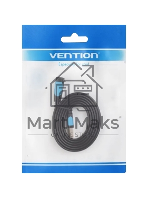 Кабель-удлинитель Vention USB 3.0 AM/AF - 2 м плоский VAS-A13-B200
