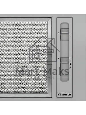 Вытяжка встраиваемая Bosch DLN52AA70 нержавеющая сталь, 53.4 см, 302 куб. м/ч, 65 дБ