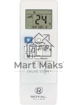 Мобильный кондиционер Royal Clima RM-TS17CH-E 5800 BTU, 17 м², 52 дБ, охлаждение, осушение, белый