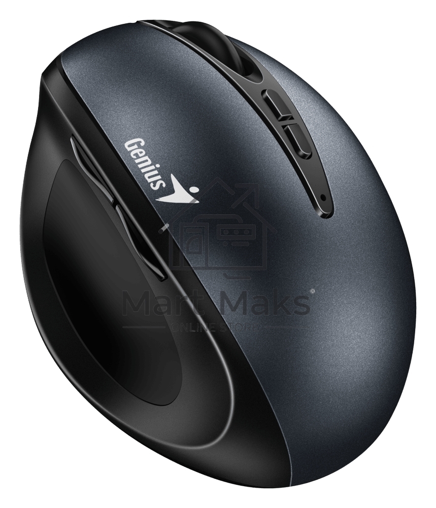 Мышь беспроводная Genius Ergo 8300S серый, 1600 dpi, радиоканал, USB, кнопки - 7