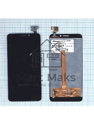 Дисплей для Alcatel One Touch Idol S 6035R черный
