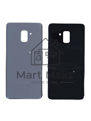 Задняя крышка для Samsung A730F Galaxy A8 Plus (2018) серебристая