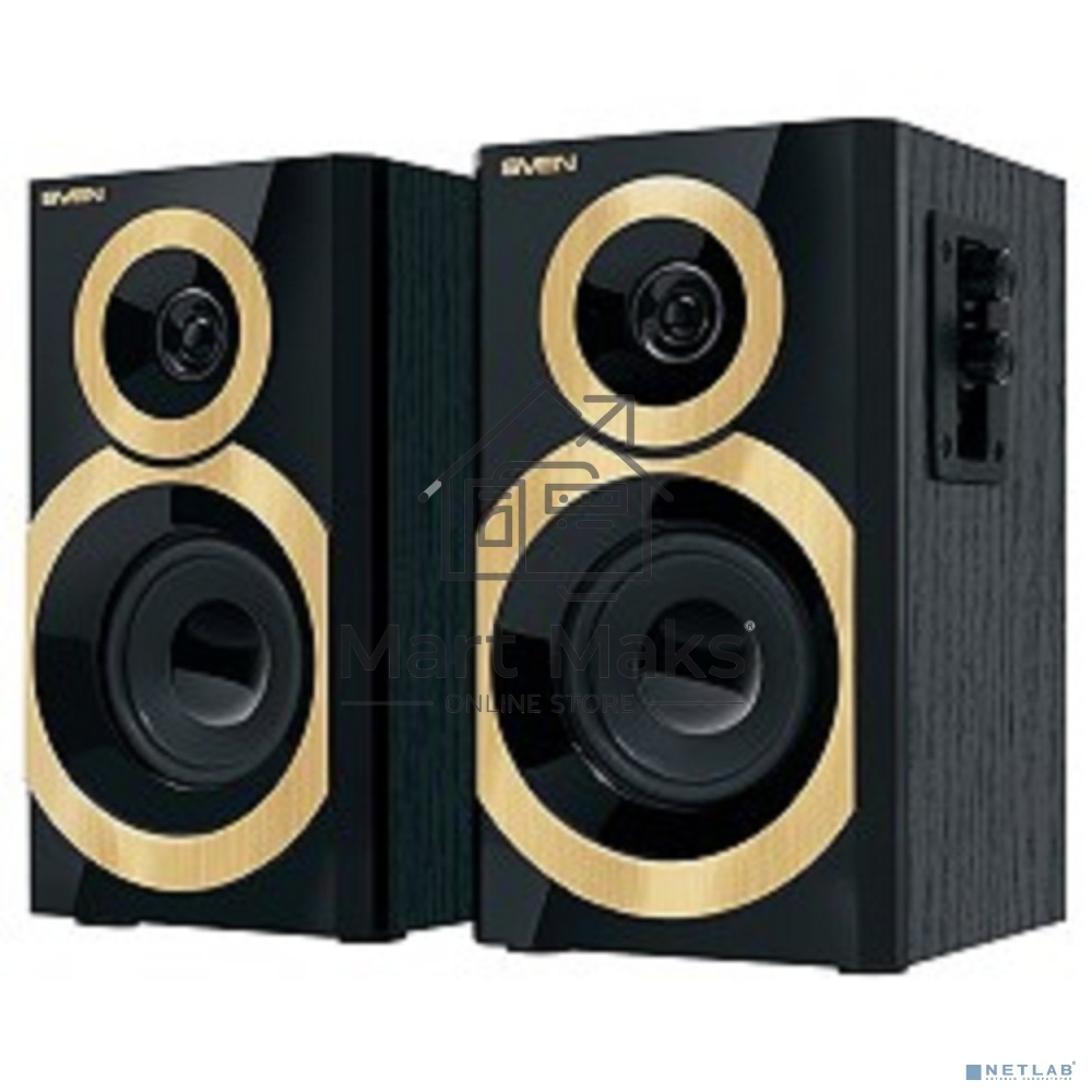 Колонки SVEN SPS-619 GOLD акустическая система 2.0, мощность 2х10 Вт(RMS)