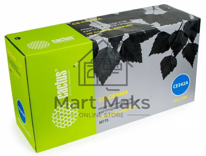 Картридж лазерный Cactus CS-CE342A желтый (16000 стр.) для HP Color LaserJet M775
