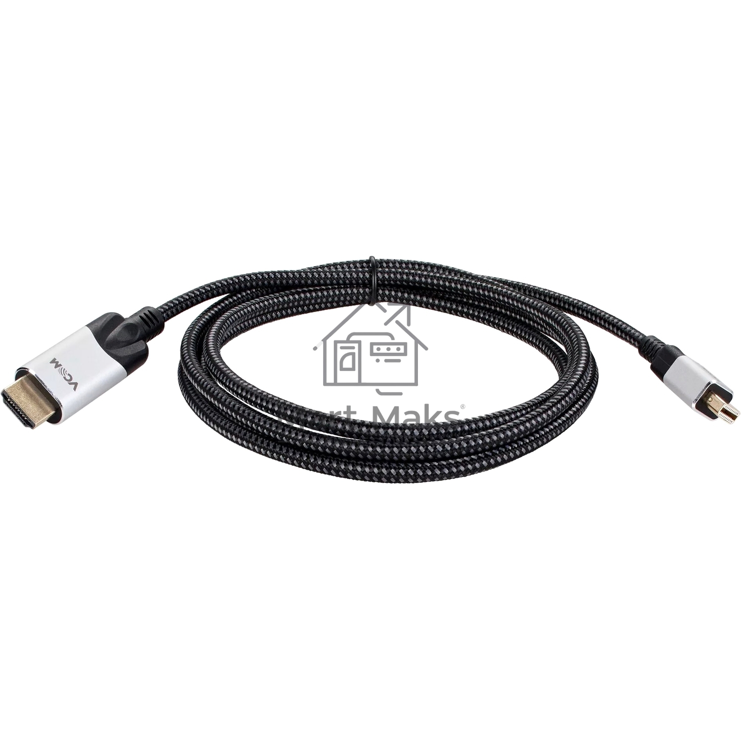 Кабель-переходник miniDisplayPort M-> HDMI M 4K@60Hz 1.8m VCOM