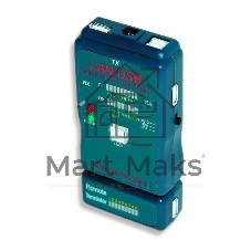 Тестер LAN Cablexpert NCT-2, 100/1000 Base-TX, для UTP, STP, RJ-11, USB-кабеля