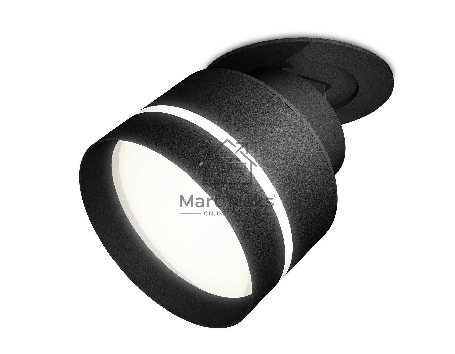 Светильник Ambrella Light XM8102525 SBK/FR черный песок/белый матовый GX53 (A2242, A2106, C8102, N8462)