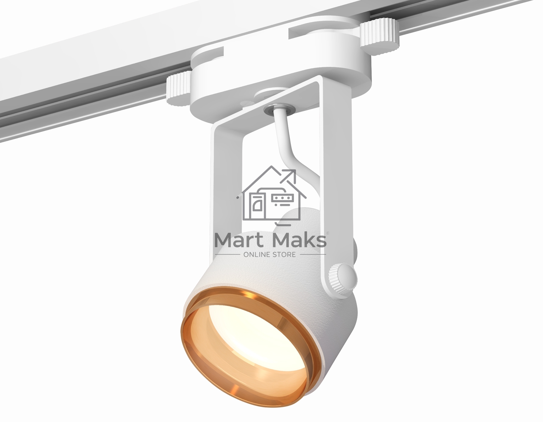 Светильник Ambrella light XT6601023 WH/PYG белый/золото желтое полированное MR16 GU10 (C6601, N6124)